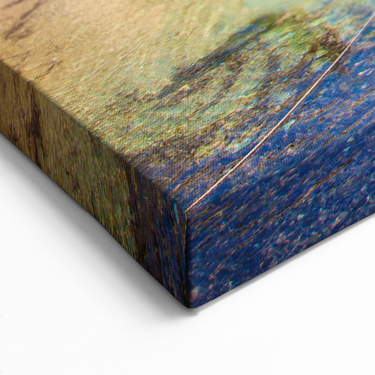 Italian Scenery Prints - Coastal Village and Boat in Sicily