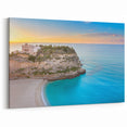 Sicily Wall Art - Cliffside Monastery Overlooking the Mediterranean