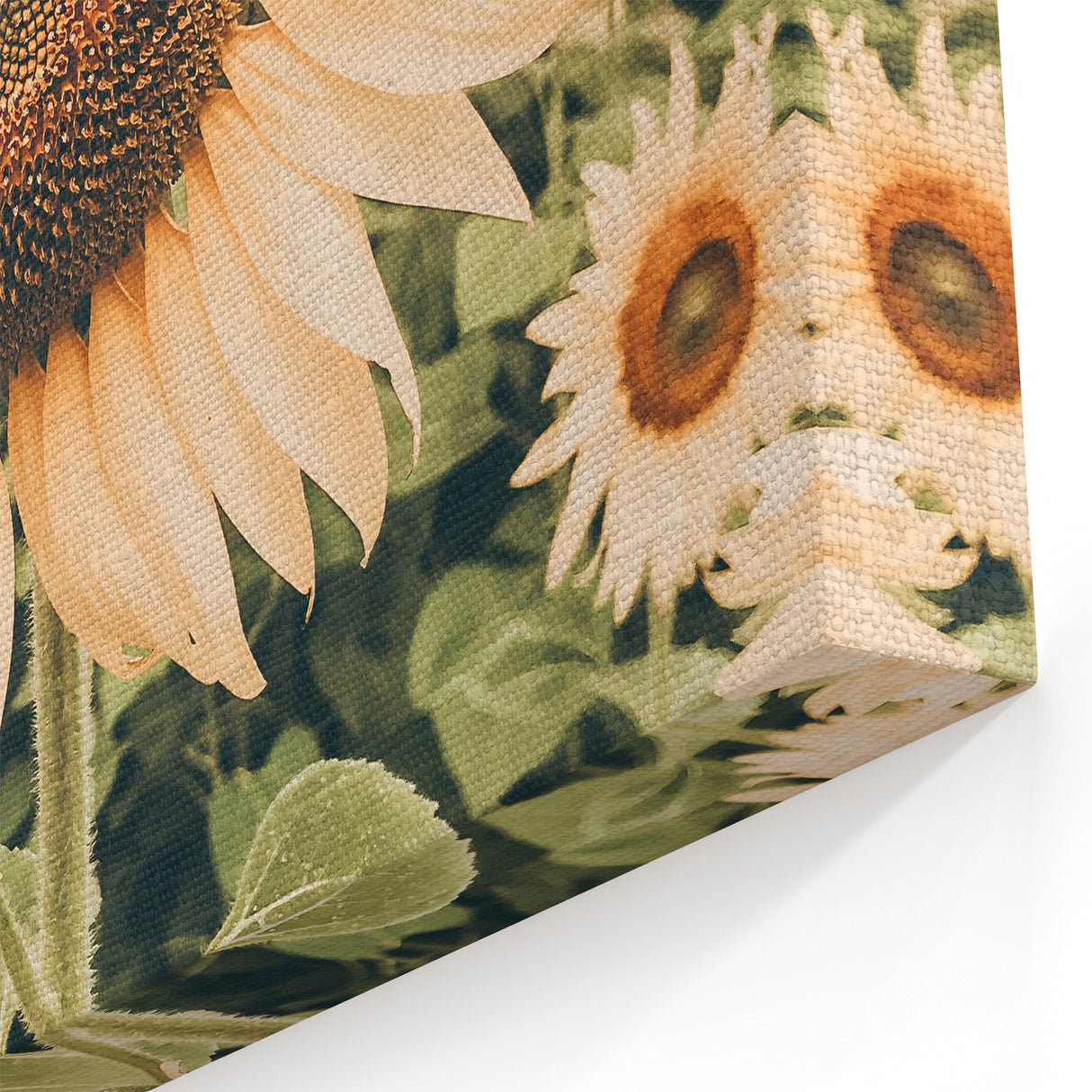 Rustic Farmhouse Decor - Sunflower Wall Art for Country Style Homes