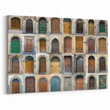 Tuscany Wall Art – Historic Italian Doors Print