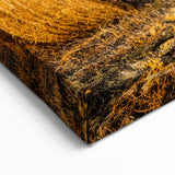 Tuscan Countryside Canvas – Rolling Hills and Hay Bales Print