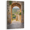 Florence Cityscape Poster – Tuscan Archway and Scenic View Print