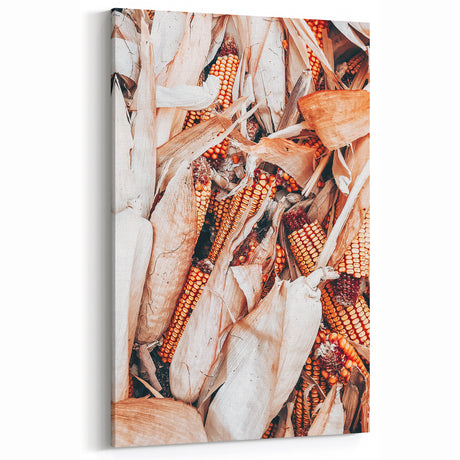 Farmhouse Wall Art Corn Husk Print | Rustic Country Style Vintage Decor