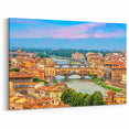 Florence Cityscape Poster – Ponte Vecchio and Arno River Print