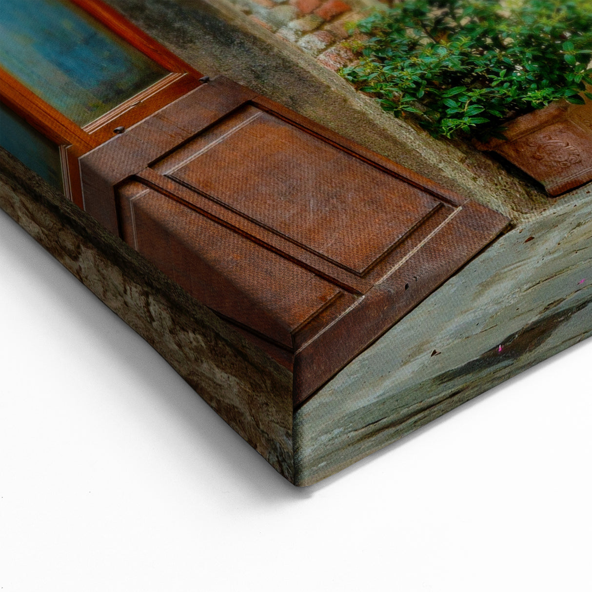 Tuscany Wall Art – Rustic Italian Village Street Print