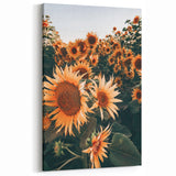 Farmhouse Wall Art Sunflowers in Bloom | Rustic Country Style Decor