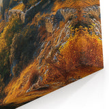 Tuscan Landscape Print - Serene Italian Village Wall Art