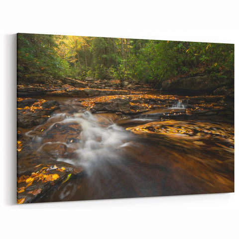 West Virginia Waterfall Canvas Prints – Serene Nature Wall Art Decor
