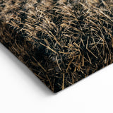 Farmhouse Wall Art Hay Bale Field Print | Rustic Country Harvest Decor