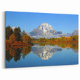 Grand Teton Wall Art - Majestic Wyoming Mountain Scene Canvas Print
