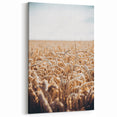 Farmhouse Wall Art Wheat Field Print | Rustic Country Harvest Decor