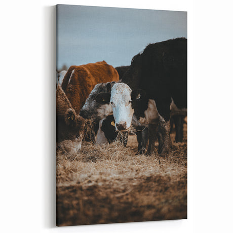 Rustic Farmhouse Cattle Art | Vintage Barn Decor | Country Wall Print
