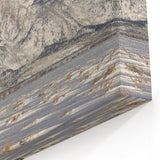 Grand Teton Scenic Print – Winter Landscape with Moose and Snowy Peaks