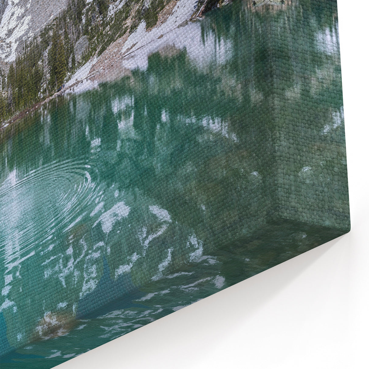 Grand Teton Scenic Print – Alpine Lake and Snow-Capped Mountain Reflection