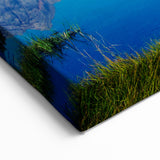 Grand Teton Canvas Print – Mountain Reflection in Vibrant Blue Waters