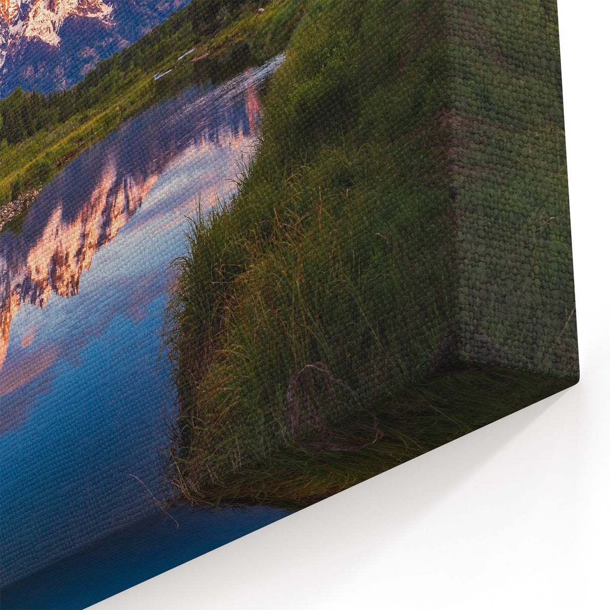 Grand Teton Photography Art – Mountain Reflection in Serene Evening Waters