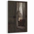 Shadowy Dark Academia Wall Art - Vintage Doorway and Window Scene