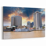 New Orleans Skyline Art – Vibrant Louisiana Scenery Prints on Canvas