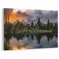 Grand Teton Photography Art – Dramatic Sunset and Mountain Reflections