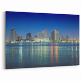 New Orleans Skyline Art – Stunning Louisiana Cityscape at Night