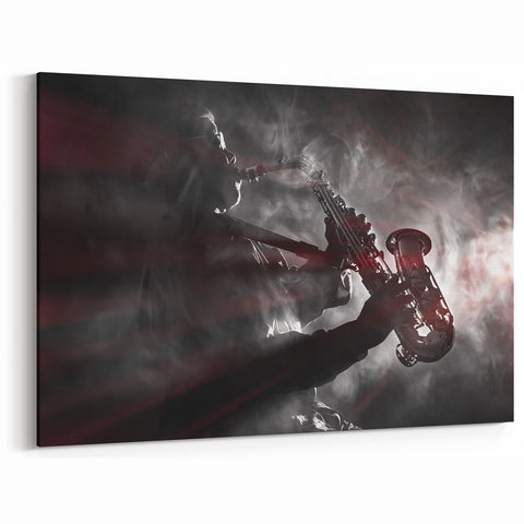 New Orleans Jazz Art – Iconic Saxophonist Canvas Print for Music Lovers