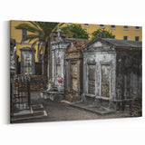 French Quarter Art – Historic New Orleans Cemetery Wall Print
