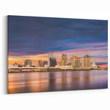 New Orleans Skyline Art – Stunning Louisiana Sunset Cityscape Print