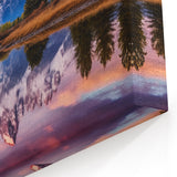 Grand Teton Canvas Print – Snowy Reflections in Teton Range Wall Decor