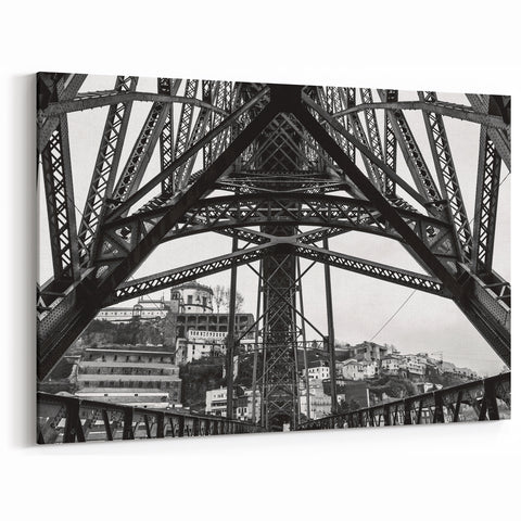 New Orleans Canvas Prints – Industrial Bridge Architecture Photography