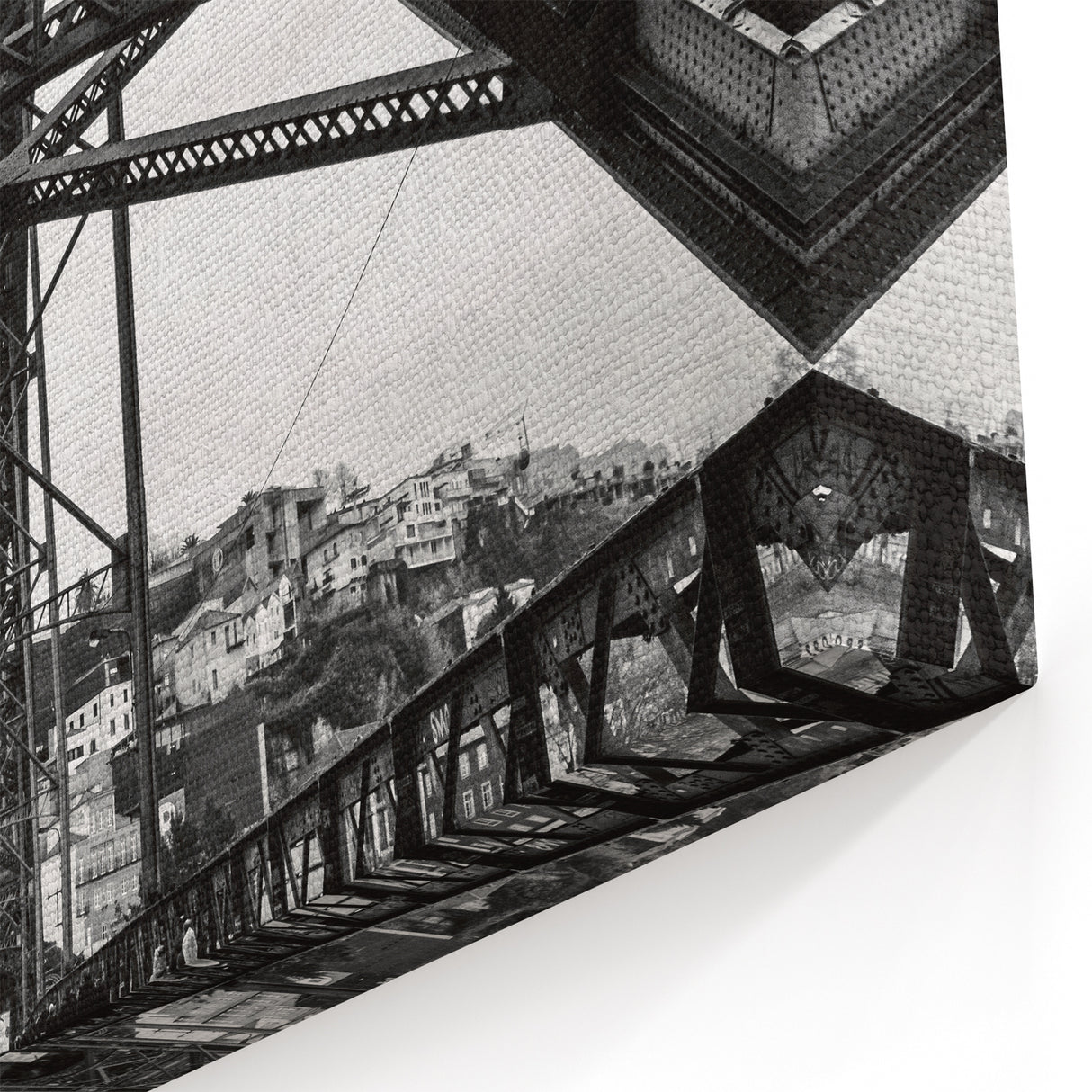 New Orleans Canvas Prints – Industrial Bridge Architecture Photography