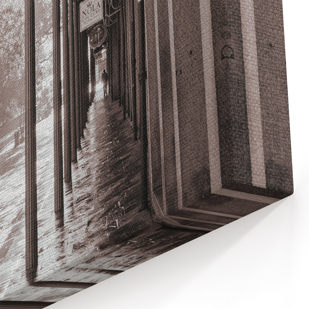 French Quarter Art – Serene Morning Walkway in Historic New Orleans