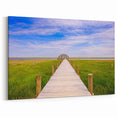 Louisiana Nature Prints – Marshland Boardwalk with Scenic Sky View