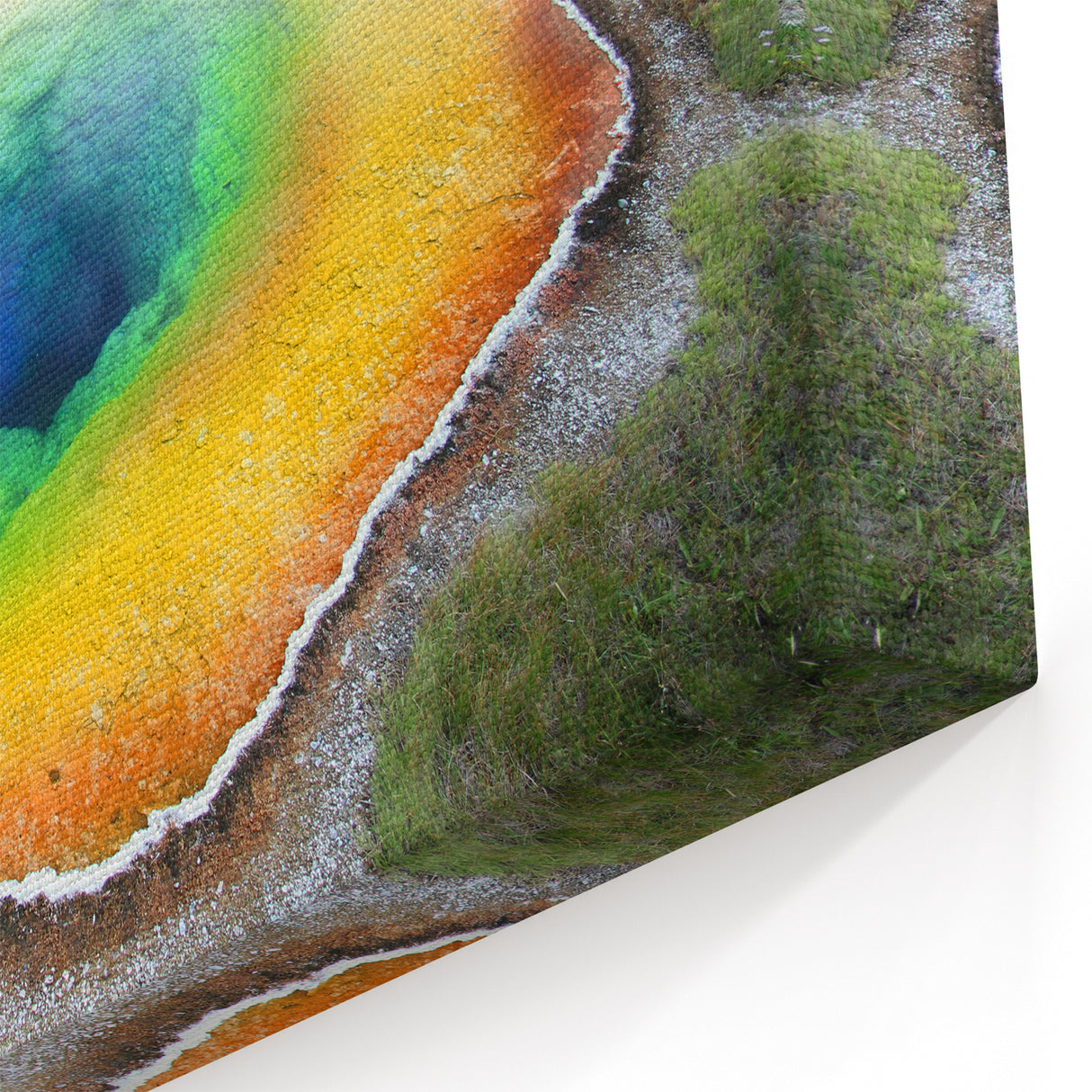 Yellowstone National Park Art – Grand Prismatic Spring Canvas Print