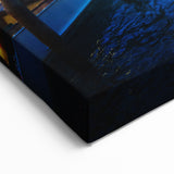 Venice Cityscape - Gondolas on the Grand Canal at Night