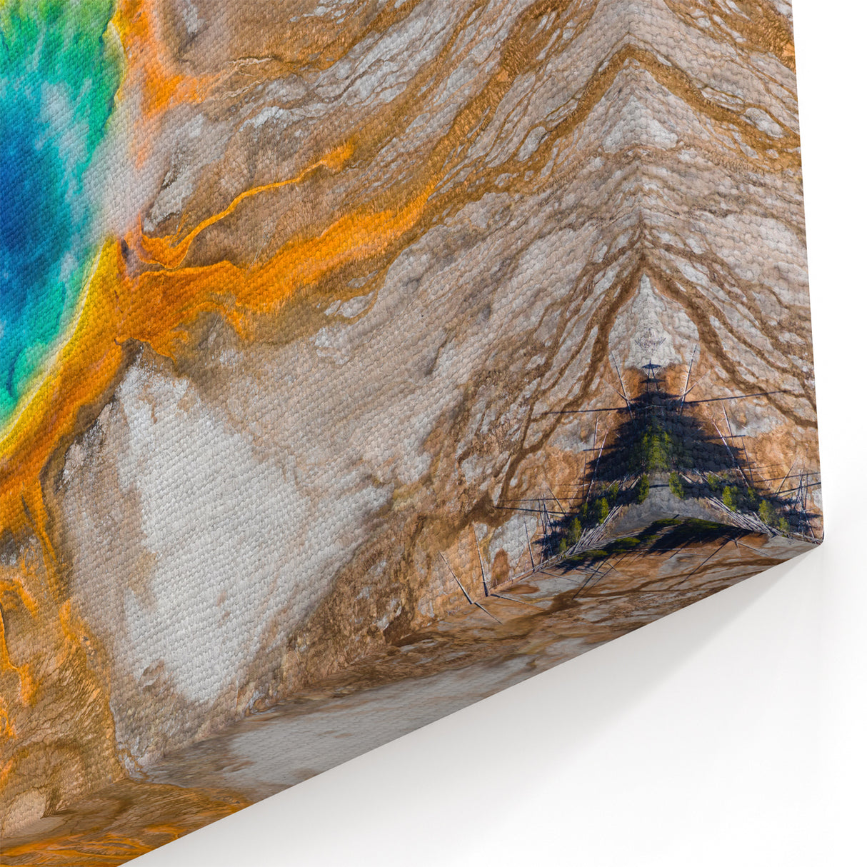 Yellowstone National Park Art – Aerial View of Grand Prismatic Print