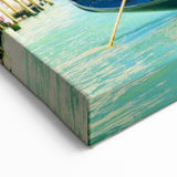 Venice Cityscape - Gondola on the Grand Canal with Basilica