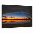Louisiana Scenic Photography – Twilight Sky with Trees and Reflections