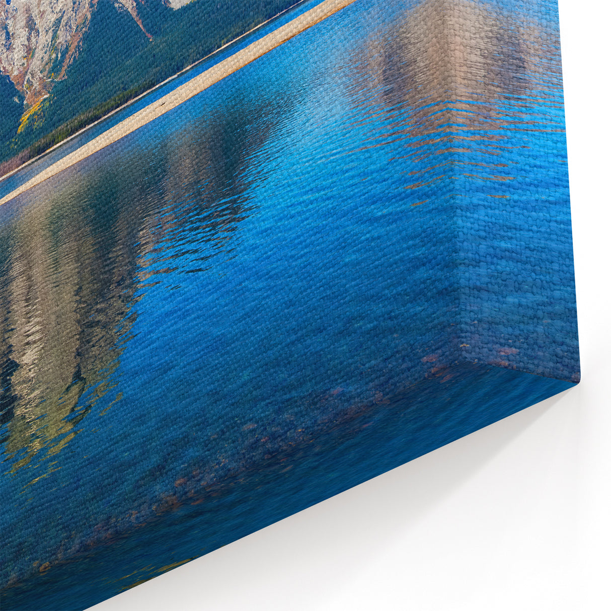 Yellowstone Scenic Art – Mountain Reflection Lake Photography Canvas