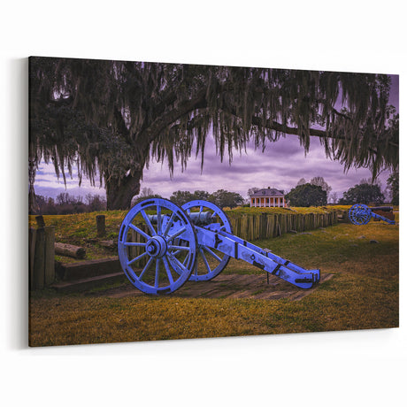 Louisiana Wall Art - Historic New Orleans Scenery with Iconic Cannons