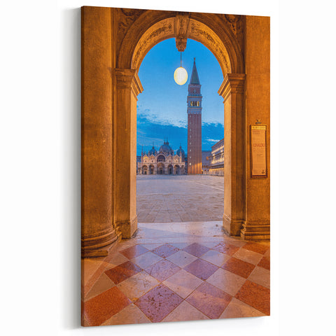 Venice Painting - Historic Architecture in Piazza San Marco