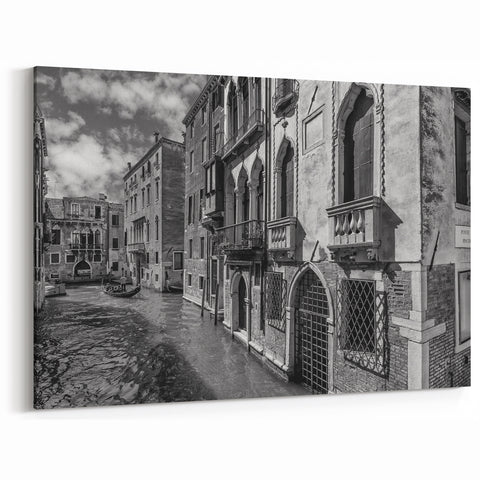 Venice Wall Art - Black and White Venetian Architecture Photography