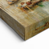 Venice Painting - Classic Venetian Harbor Scene Artwork