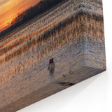 Louisiana Nature Prints - Golden Sunset Over Bayou Wetlands