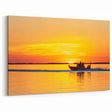 Louisiana Coastal and Marshland Photography - Sunset Fishing Adventure