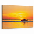 Louisiana Coastal and Marshland Photography - Sunset Fishing Adventure
