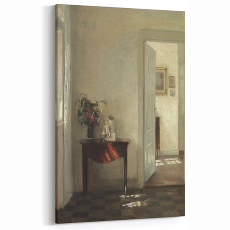 Dark Academia Wall Art - Moody Interior Scene for Vintage Gothic Decor