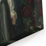 Dark Academia Wall Art - Vintage Gothic Portrait of a Child in Black Dress