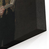 Dark Academia Wall Art - Elegant Vintage Portrait of a Boy in Formal Attire