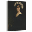 Shadowy Portrait of Woman - Dark Academia Vintage Gothic Art Print