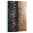 Close-Up Horse Mane - Rustic Farmhouse Wall Art for Country Living